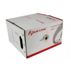 Кабель кручена пара KW-Link Сat.5e 4x2 (0,51CCA), (RJ-45) сірий, 1 метр