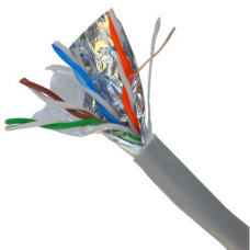 Кабель кручена пара KW-Link Сat.5e 4x2 (0,51CCA), (RJ-45) сірий, 1 метр
