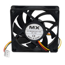 Кулер MX-7015S 12V 3 контакти (70*70*10), 0.2A функція FG