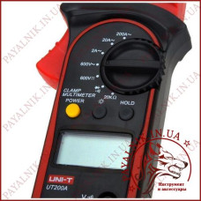 Кліщі струмовимірювальні UNI-T UT-200A (made in UA) (12-1730A)