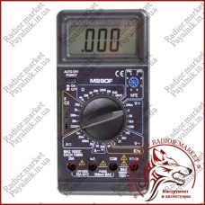 Цифровий мультимтр з ємністю DIGITAL M890F, вольтметр, амперметр, продзвонювання (Оригінал)