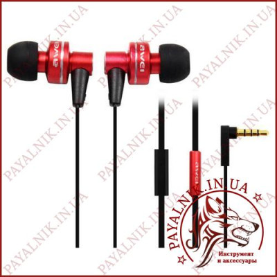 Навушники Awei ES-900i Red