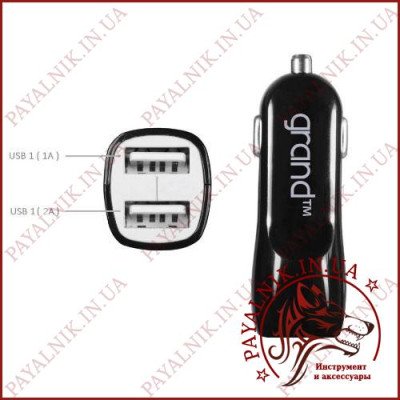 Автомобільний зарядний пристрій Grand 2 usb 5v 2.0a
