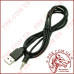 Кабель штекер USB A-штекер AUX Jack 3.5мм 3c 1.5м (навушники)