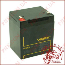 Акумулятор свинцево-кислотний VIDEX 12V 4.5AH 6FM4.5 LEAD-ACID