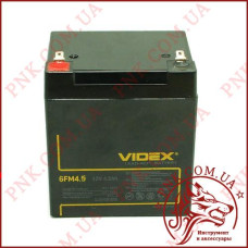Акумулятор свинцево-кислотний VIDEX 12V 4.5AH 6FM4.5 LEAD-ACID