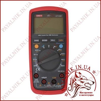 Цифровий мультиметр UNI-T UT-139B, мультиметр автомат в захисному корпусі (made in UA)