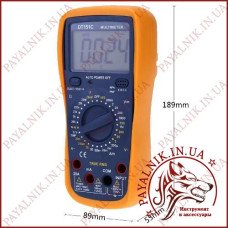 Мультиметр цифровий DIGITAL DT151C, вимірювач ємності, частотомір, продзвонювання