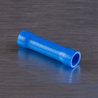 Гільза сполучна мідна луджена в ізоляції BF2 (L-23.5mm., D-6.2mm., d-2.4mm.) (500641)