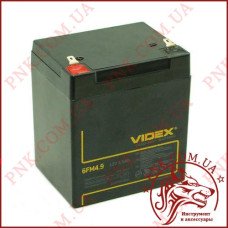 Акумулятор свинцево-кислотний VIDEX 12V 4.5AH 6FM4.5 LEAD-ACID