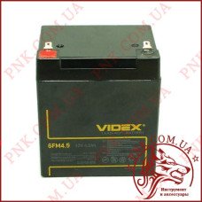 Акумулятор свинцево-кислотний VIDEX 12V 4.5AH 6FM4.5 LEAD-ACID