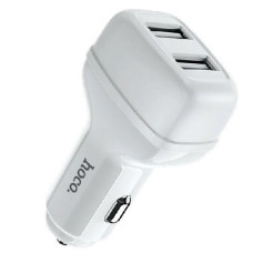 Авто зарядне HOCO Z36 Leader 2USB 2.4A White
