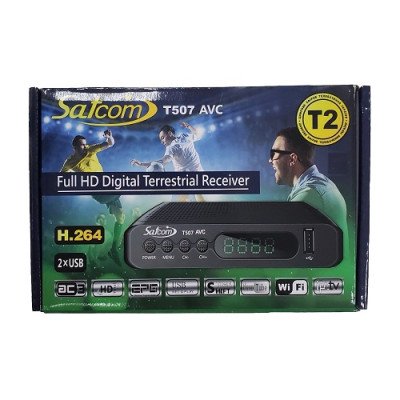 TV Тюнер Satcom T507 AVC T2 2USB, IPTV, FULL HD