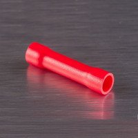 Гільза сполучна мідна луджена в ізоляції BF1.25 (L-23mm., D-5.6mm., d-2.0mm.) (500640)