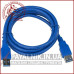 Подовжувач USB (шт.A-гн.А), version 3.0, 1,5м., синій