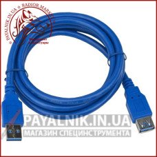 Подовжувач USB (шт.A-гн.А), version 3.0, 1,5м., синій Подовжувач USB (шт.A-гн.А), version 3.0, 1,5м., синій