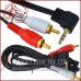 Кабель аудіо mini jack 3.5mm стерео кутовий - 2 RCA audio 1.5m (5-0202) Кабель аудіо mini jack 3.5mm стерео кутовий - 2 RCA audio 1.5m (5-0202)