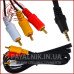 Кабель mini jack 3.5mm 4 pin - 3 RCA 1.2м (відео-аудіо) (5-0234) Кабель mini jack 3.5mm 4 pin - 3 RCA 1.2м (відео-аудіо) (5-0234)