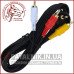 Кабель mini jack 3.5mm 4 pin кутовий - 3 RCA 1.8м (відео-аудіо)