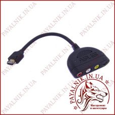 Переходник с ASUS на RCA + s-video Переходник с ASUS на RCA + s-video