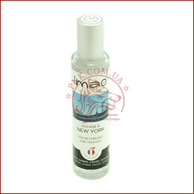 Парфуми для дому та ароматизованих карток IMAO Spray "VOYAGE À NEW YORK" 30 ml. made in France
