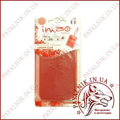 Ароматизована карта (освіжувач повітря) IMAO "LONDON CLUB" 11g. Made in France.