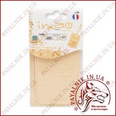 Ароматизована карта (освіжувач повітря) IMAO "VANILLE VANILLE" 11g. Made in France.