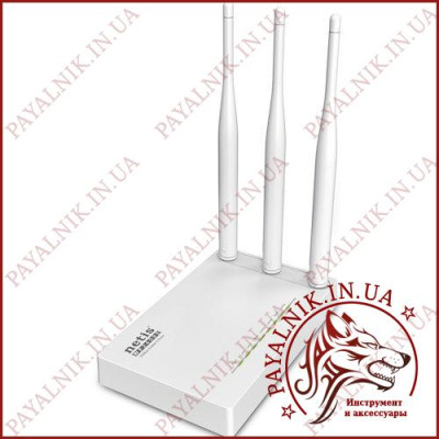 Бездротовий маршрутизатор Netis WF2409E (3 антени, 4*FE LAN, 1*FE WAN, N300)