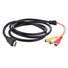 Кабель HDMI - 3 RCA 1.5м 1.4 HIGH QUALITY CABLE (775027)