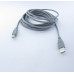 Кабель штекер USB A 2.0 - штекер USB B принтер 1.8м (чорний)