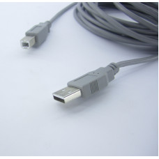 Кабель штекер USB A 2.0 - штекер USB B принтер 3.0м (сірий) (KPO2784-3)