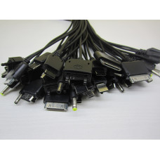 Кабель универсальный  USB - 10 штекеров для телефонов