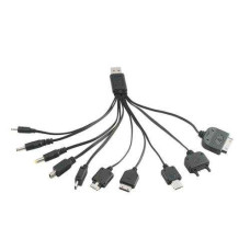 Кабель универсальный USB - 10 штекеров для телефонов