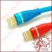 Кабель для iPhone Usb - Lightning в тканинному обплетенні, металеві кінці, кольори в асортименті