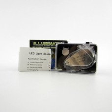 Лупа ручна ювелірна з LED підсвічуванням, 30-кратне збільшення, діаметр 21мм (MG21007)