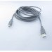 Кабель штекер USB A 2.0 - штекер USB B принтер 1.8м (чорний)