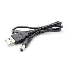 Кабель штекер USB A - штекер DC 5.5/2,1мм (живлення)