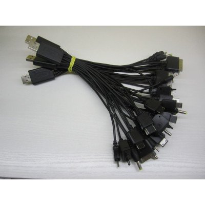 Кабель универсальный  USB - 10 штекеров для телефонов