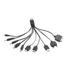 Кабель универсальный USB - 10 штекеров для телефонов