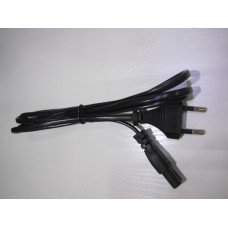 Кабель живлення подвійний 220V 2*0.5мм² 1.2м (вісімка) Стандарт