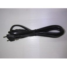 Кабель живлення подвійний 220V 2*0.5мм² 1.5м (вісімка) товста ізоляція Стандарт