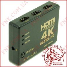 HDMI свитч на 3 порти з пультом Switch 4K Ultra HD HDMI свитч на 3 порти з пультом Switch 4K Ultra HD