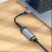 Адаптер перехідник Hoco UA26 1000 Mbps USB to RJ45 metal gray