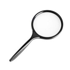 Лупа ручна, лупа для читання MAGNIFYING GLASS 100mm скляна лінза Лупа ручна, лупа для читання MAGNIFYING GLASS 100mm скляна лінза