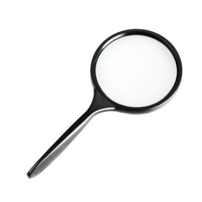 Лупа ручна, лупа для читання MAGNIFYING GLASS 100mm скляна лінза