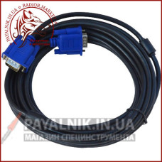 Кабель VGA - VGA 3 метри (HDB15pin)