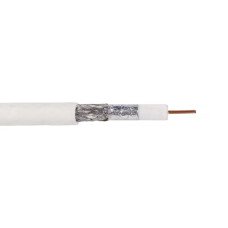 Кабель RG-6/120 (F690BV) KLM, 75 Ом, діаметр 6.8мм, білий 1 метр (120428) Кабель RG-6/120 (F690BV) KLM, 75 Ом, діаметр 6.8мм, білий 1 метр (120428)