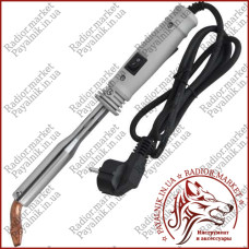 Паяльник 150 ват ZD-715L, з кнопкою, професійний, 150W, 220V, Zhongdi