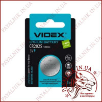 Батарейка VIDEX CR2025 5003LC 3V LITHIUM CELL