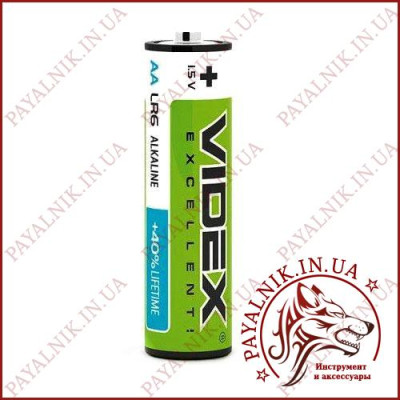 Батарейка Videx 1.5V LR6, AA, alkaline
